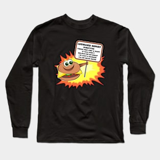 Three Men and a Burger Long Sleeve T-Shirt